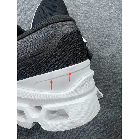 ON Cloudstratus 3 Mens 9 Black Frost Running Shoes Athletic Sneakers 3MD30111197 - Picture 11 of 12